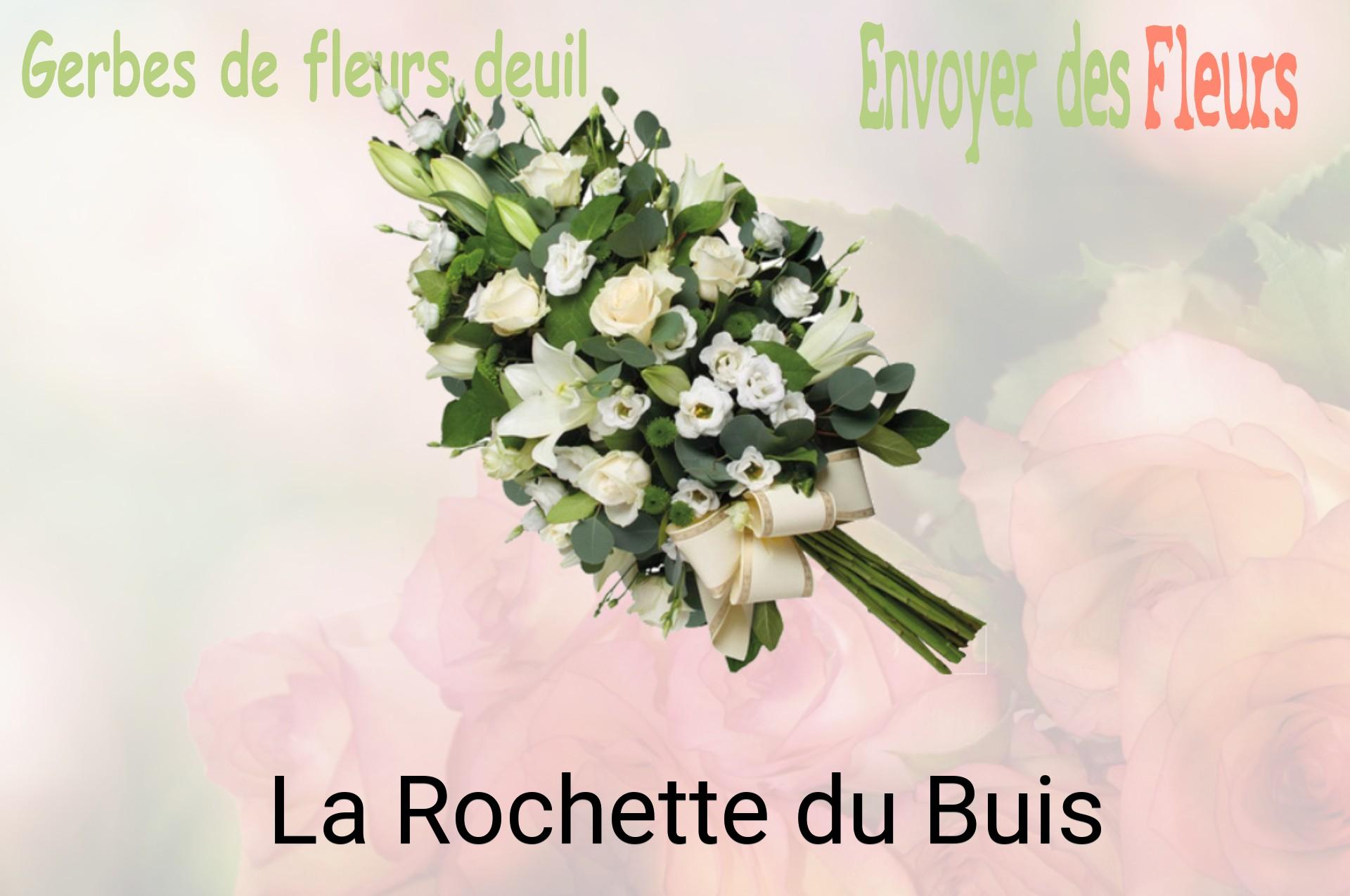 Gerbe de fleurs de deuil livrée à La Rochette-du-Buis